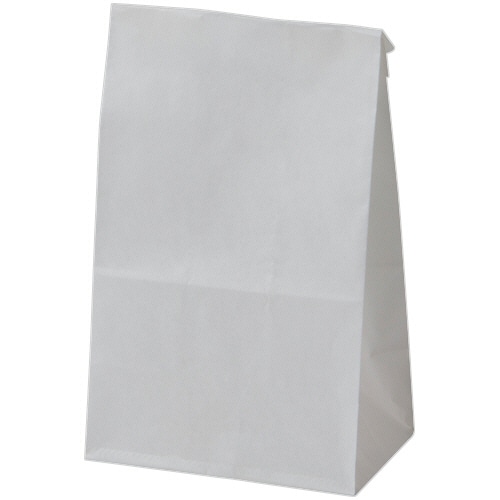 シモジマ HEIKO NF(ノンフッ素)耐油角底袋 9-6 白無地 #004180300 1パック(100枚)/パック（ご注文単位1パック）【直送品】