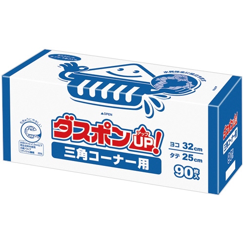 白元アース ダスポンUP! 三角コーナー用 S3010-00 1パック(90枚)/パック（ご注文単位1パック）【直送品】