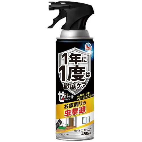 アース製薬 ゼロノナイト イヤな虫用ジェット 450mL 1本/個（ご注文単位1個）【直送品】