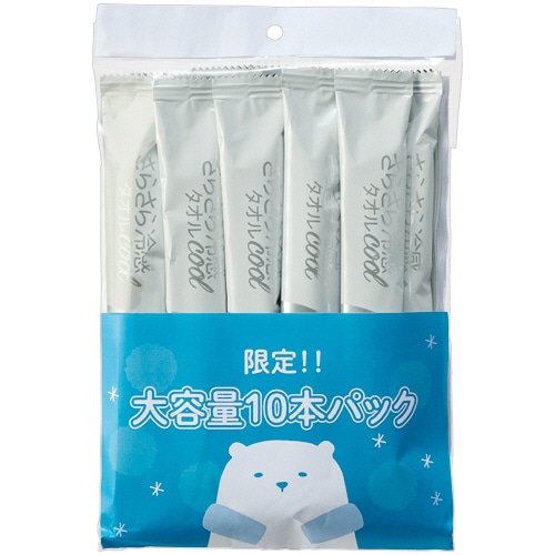 コーヨー化成 -5℃ 冷感タオル 1パック(10本)/個（ご注文単位1個）【直送品】