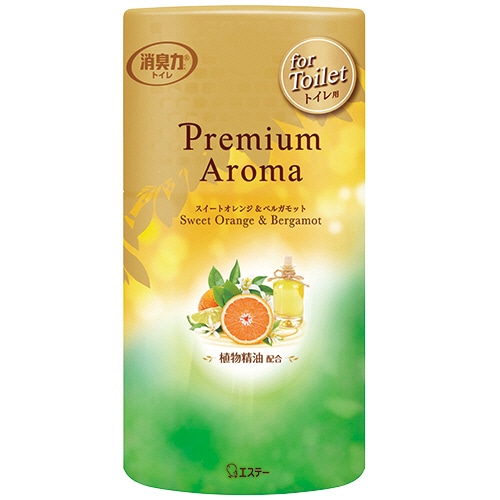 エステー トイレの消臭力 Premium Aroma スイートオレンジ&ベルガモット 400mL 1個（ご注文単位1個）【直送品】