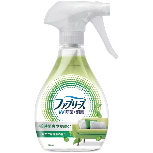 P&G ファブリーズ ダブル除菌 緑茶成分入り ほのかな緑茶の香り 本体 370mL 1本(ご注文単位1本)【直送品】