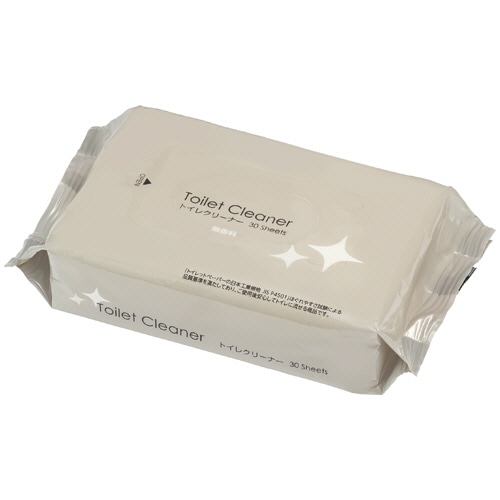 TANOSEE トイレクリーナー 重曹&セスキ 無香料 1パック(30枚)/個（ご注文単位1個）【直送品】