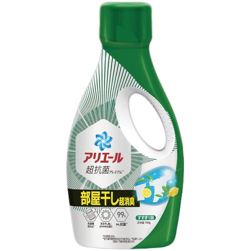 P&G アリエール ジェル 部屋干しプラス 本体 700g 1本（ご注文単位1本）【直送品】