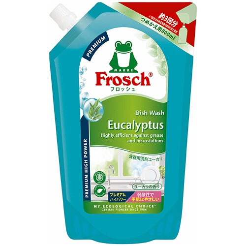 旭化成ホームプロダクツ フロッシュ 食器用洗剤プレミアム ユーカリ 詰替用 800mL 1個（ご注文単位1個）【直送品】