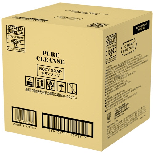ユニリーバ ピュアクレンズ ボディソープ ソフトローズ つめかえ用 10kg /個（ご注文単位1個）【直送品】