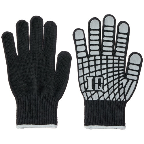 川西工業 グローブマニア IQグローブ ラテックス S ブラック #2233-S 1パック(3双)/パック（ご注文単位1パック）【直送品】