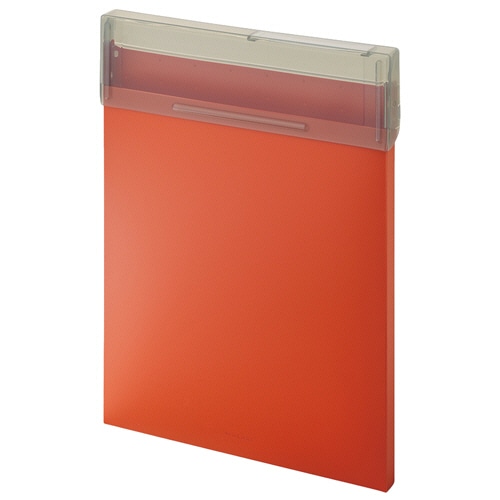 リヒトラブ Mutual コングレスケース A4タテ 150枚収容 テラコッタオレンジ A-2072-4 1個/冊(ご注文単位1冊)【直送品】