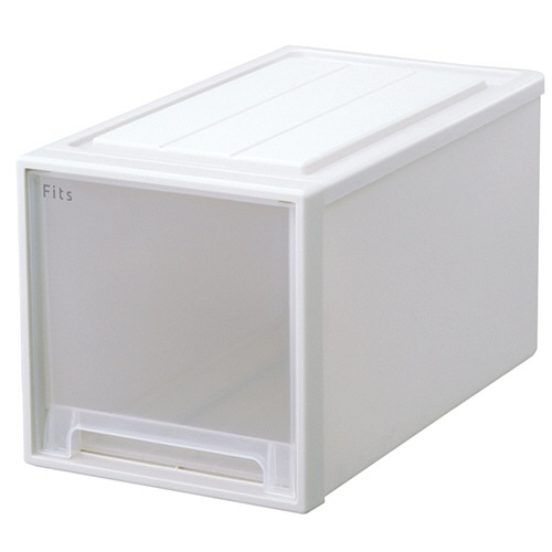 天馬 Fits フィッツケース 53-30L ホワイトクリア 1セット(3個)/セット（ご注文単位1セット）【直送品】