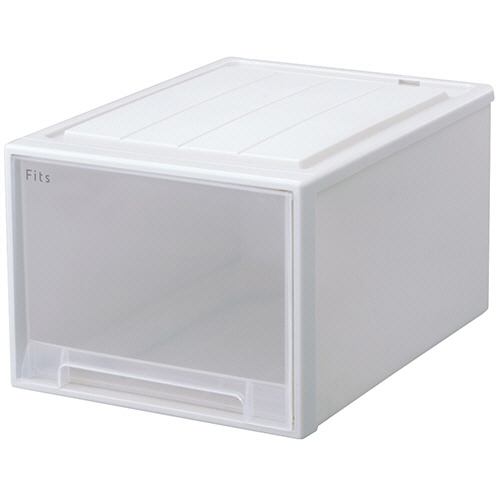 天馬 Fits フィッツケース 53-39L ホワイトクリア 1セット(3個)/セット（ご注文単位1セット）【直送品】