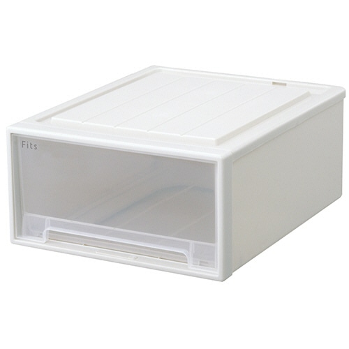 天馬 Fits フィッツケース 53-44M ホワイトクリア 1セット(5個)/セット（ご注文単位1セット）【直送品】