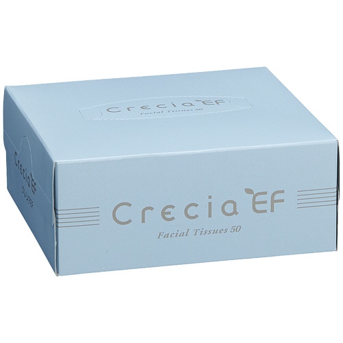 日本製紙クレシア クレシアEFティシュー 業務用 ハーフダブル 50組/個 1セット(96個)/ケース（ご注文単位1ケース）【直送品】