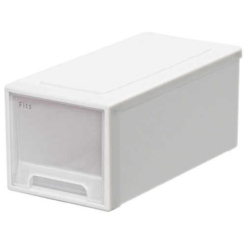 天馬 Fits フィッツケース 45-22 ホワイトクリア 1個（ご注文単位1個）【直送品】