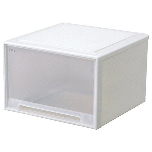 天馬 Fits フィッツケース 45-45L ホワイトクリア 1個（ご注文単位1個）【直送品】