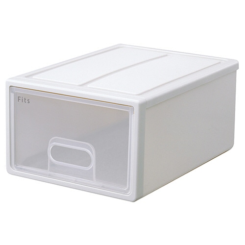 天馬 Fits フィッツケース 47-33 ホワイトクリア 1個（ご注文単位1個）【直送品】