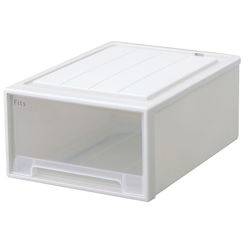 天馬 Fits フィッツケース 53-39M ホワイトクリア 1個（ご注文単位1個）【直送品】