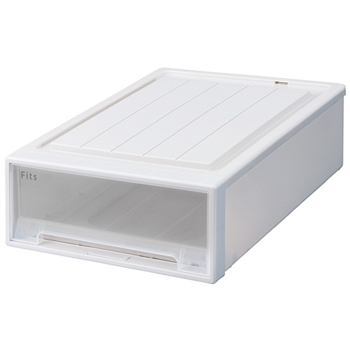 天馬 Fits フィッツケース 53-44S ホワイトクリア 1個（ご注文単位1個）【直送品】