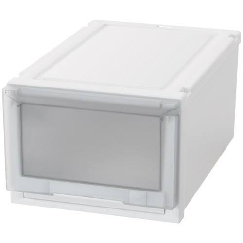 天馬 Fits フィッツケース アドバンス 55-35M ホワイトクリア 1個（ご注文単位1個）【直送品】