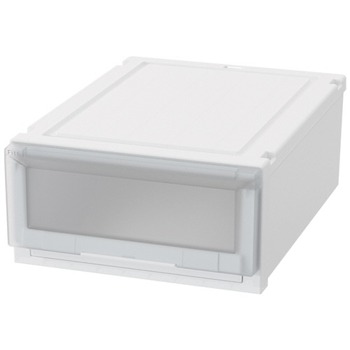 天馬 Fits フィッツケース アドバンス 55-40S ホワイトクリア 1個（ご注文単位1個）【直送品】