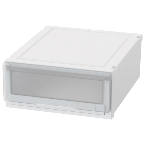 天馬 Fits フィッツケース アドバンス 55-45S ホワイトクリア 1個（ご注文単位1個）【直送品】