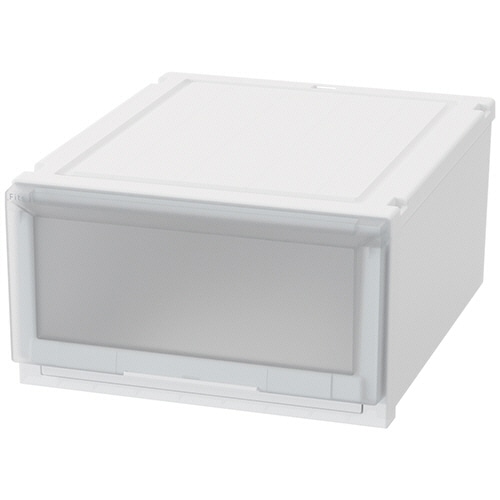 天馬 Fits フィッツケース アドバンス 55-45M ホワイトクリア 1個（ご注文単位1個）【直送品】