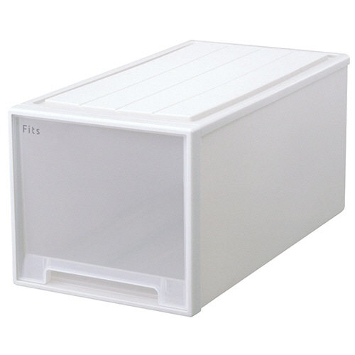 天馬 Fits フィッツケース 74-39XL ホワイトクリア 1個（ご注文単位1個）【直送品】
