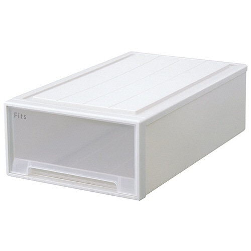 天馬 Fits フィッツケース 74-44M ホワイトクリア 1個（ご注文単位1個）【直送品】