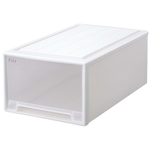 天馬 Fits フィッツケース 74-44L ホワイトクリア 1個（ご注文単位1個）【直送品】