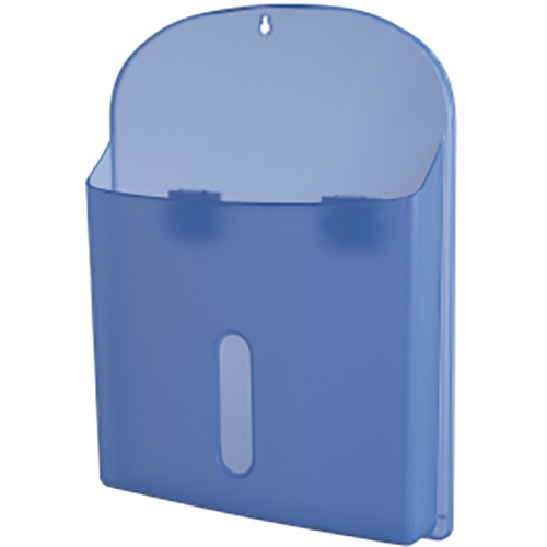 ライオン事務器 マグネットポケット 強力マグネットタイプ A4 透明ブルー MP-A4SN 1個(ご注文単位1個)【直送品】