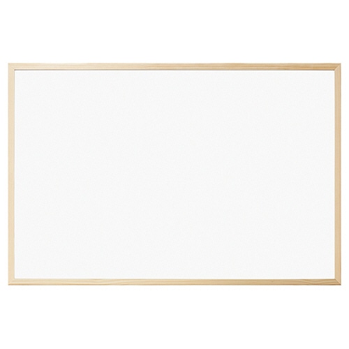 ナカバヤシ ウッドホワイトボード 900×600mm WBM-E9060 1枚/個(ご注文単位1個)【直送品】