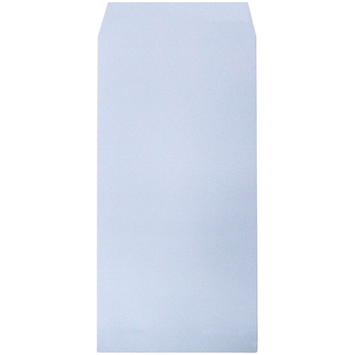 ハート 透けないカラー封筒 長3 テープなし 80g/m2 〒枠なし サイド貼 パステルアクア XEP296 1パック(100枚)/パック（ご注文単位1パック）【直送品】