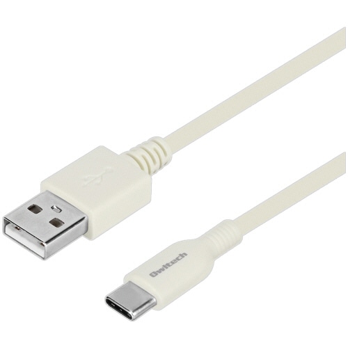 オウルテック A to C やわらかケーブル キナリ 1.5m OWL-CBKCA3SR15-KI 1本/個（ご注文単位1個）【直送品】