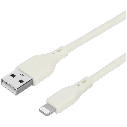 オウルテック A to Lightning やわらかケーブル キナリ 1.5m OWL-CBKLTSR3R15-KI 1本/個（ご注文単位1個）【直送品】