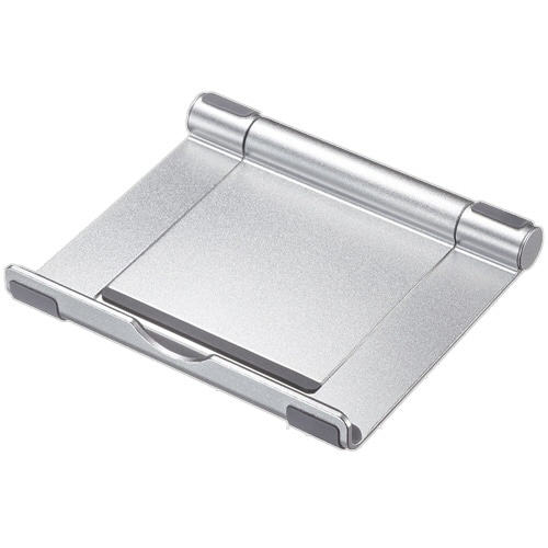 サンワサプライ タブレット用アルミスタンド シルバー PDA-STN35S 1個（ご注文単位1個）【直送品】