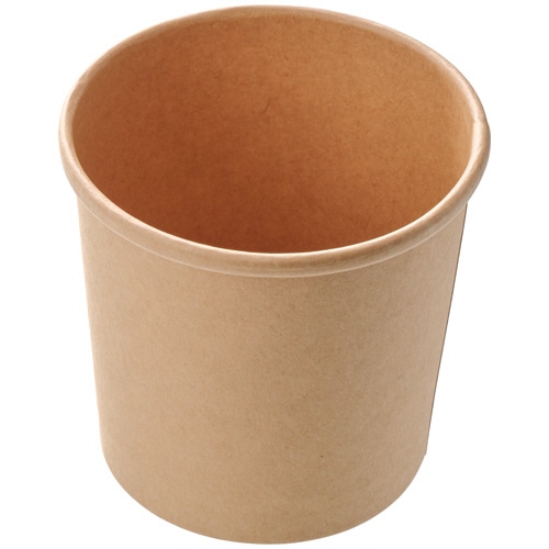 シモジマ HEIKO 食品容器 未晒フードカップ 深型 本体 350mL #004500002 1パック(25個)/パック（ご注文単位1パック）【直送品】