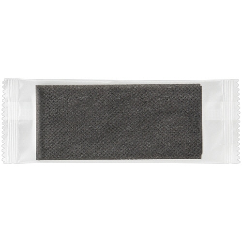 シモジマ HEIKO 不織布おしぼり 平 黒 約180×220mm #004711052 1パック(100枚)/パック(ご注文単位1パック)【直送品】