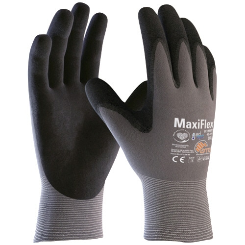 ATG ニトリル背抜き手袋 マキシフレックス・アルティメイト Lサイズ 42-874-L 1双（ご注文単位1双）【直送品】