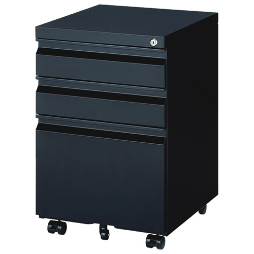 不二貿易 カプリス インキャビネット 幅390×奥行440×高さ600mm ブラック C/D60513 1台（ご注文単位1台）【直送品】