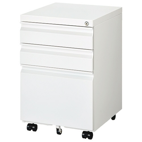 不二貿易 カプリス インキャビネット 幅390×奥行440×高さ600mm ホワイト C/D60514 1台（ご注文単位1台）【直送品】