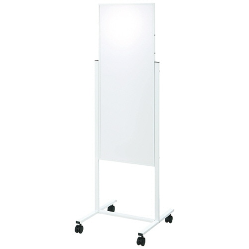 TANOSEE 案内板(両面ホワイトボード)高さ調整付き 1台（ご注文単位1台）【直送品】