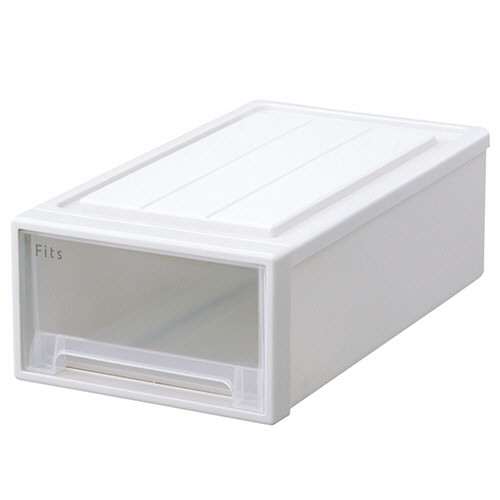 天馬 Fits フィッツケース 53-30S ホワイトクリア 1セット(6個)/セット（ご注文単位1セット）【直送品】