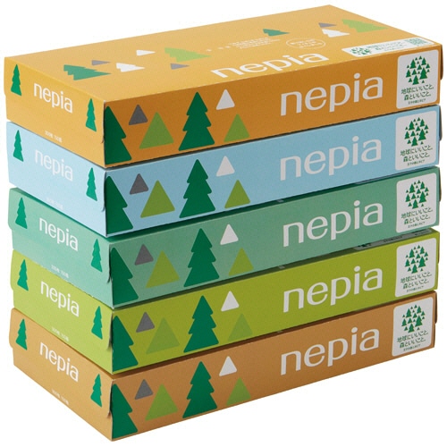 王子ネピア ネピアティシュフィルムレス 150組/箱 1セット(90箱:5箱×18パック)/セット（ご注文単位1セット）【直送品】