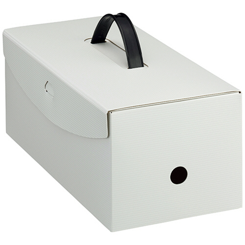 ライオン事務器 ボックスファイル スマフィ A4_1/2 フタ・取っ手付き 背幅152mm ライトグレー BF-22S 1個（ご注文単位1個）【直送品】