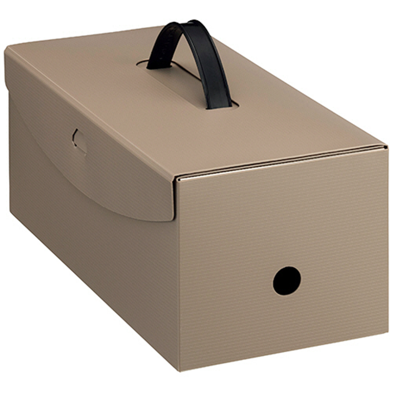 ライオン事務器 ボックスファイル スマフィ A4_1/2 フタ・取っ手付き 背幅152mm ベージュ BF-22S 1個（ご注文単位1個）【直送品】