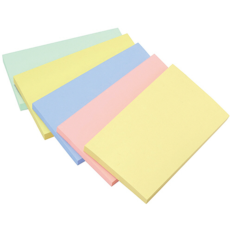 3M ポスト・イット エコノパック ノート 再生紙 75×127mm 混色 6551-K 10冊/1パック（ご注文単位1パック）【直送品】