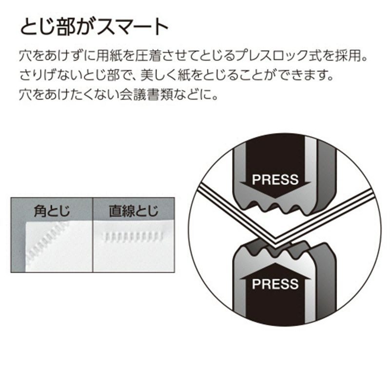 コクヨ 針なしステープラー/ハリナックスプレス 5枚とじ ペールホワイト SLN-MPH105PW 1個（ご注文単位1個）【直送品】