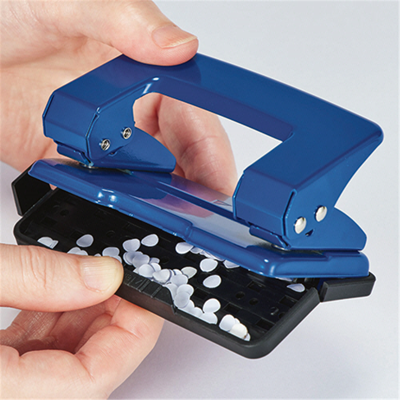 TANOSEE 2穴パンチ 20枚穿孔 ブラック 1台(ご注文単位1台)【直送品】