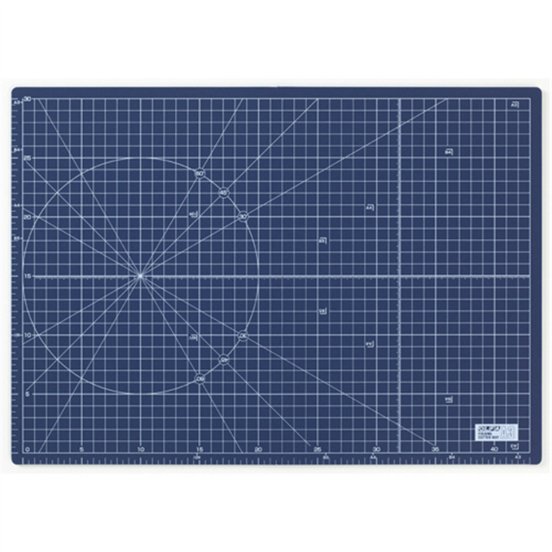 オルファ ふたつ折りカッターマット A3 ネイビー 223BNV 1枚（ご注文単位1枚）【直送品】