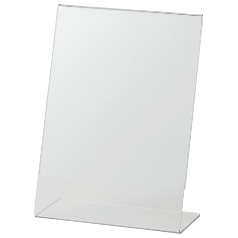 TANOSEE 再生PETサインスタンド 片面用 A6タテ 1個（ご注文単位1個）【直送品】