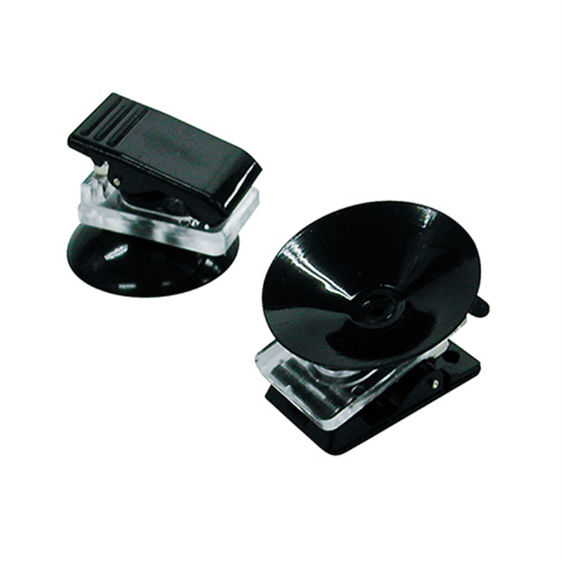 共栄プラスチック クリックス吸盤付 ブラック P-20Q-30-BL 30個/1パック（ご注文単位1パック）【直送品】